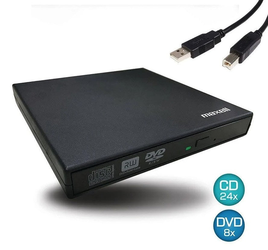 Graveur CD/DVD Externe Mince Maxell